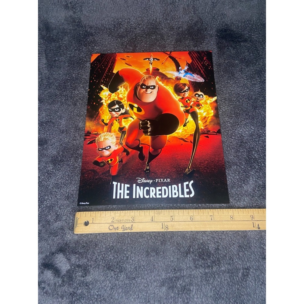 The Incredibles Mini Poster Pixar Disney‎ Print 8x10 Collectible Lithograph - Picture 4 of 5